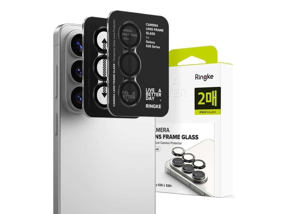 Ringke Kamerarahmen-Schutz Ringke Camera Frame Protector 2Er-Set Galaxy S26/S26+ Plus Schwarz