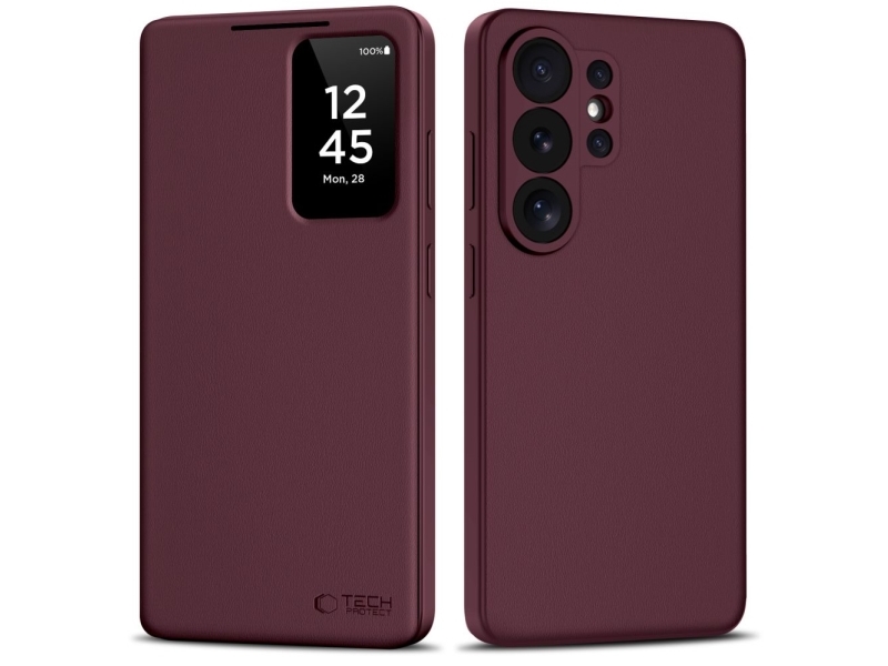Tech-Protect Smart Wallet Cover Til Samsung Galaxy S26 Ultra - Bordeaux