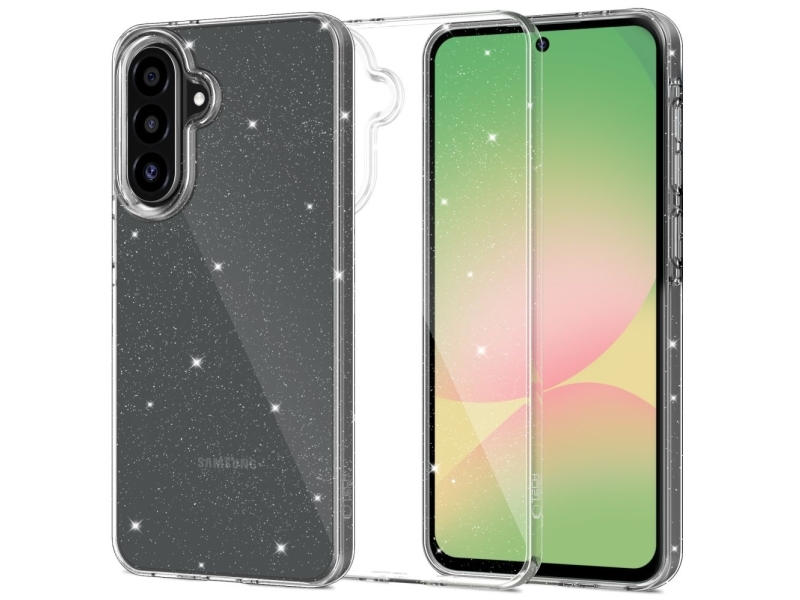 Tech-Protect Flexair Cover Til Samsung Galaxy A36 / A37 5G - Transparent Glitter
