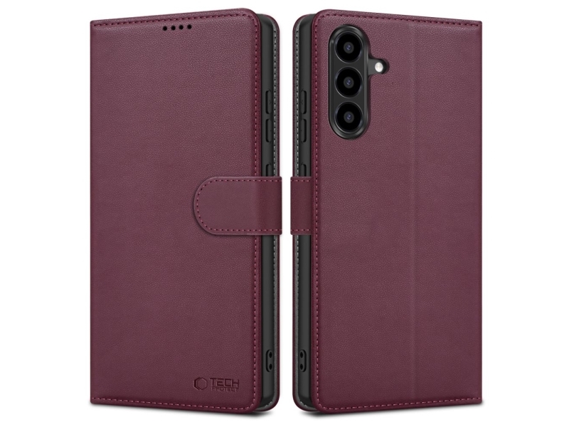 Tech-Protect Wallet Cover Til Samsung Galaxy A36 / A56 / A37 5G - Bordeaux
