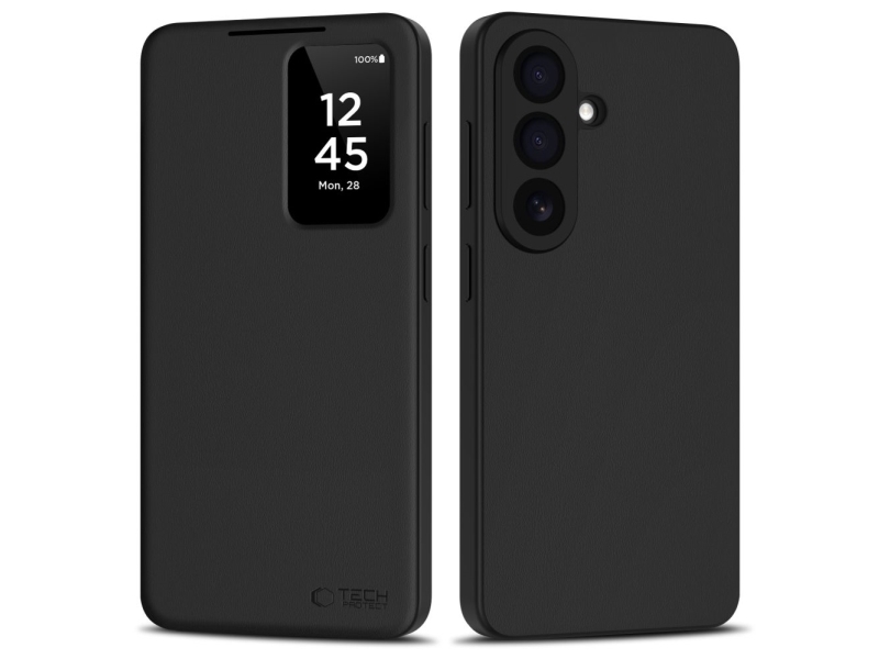 Tech-Protect Wallet Case Für Samsung Galaxy A37 5G - Schwarz