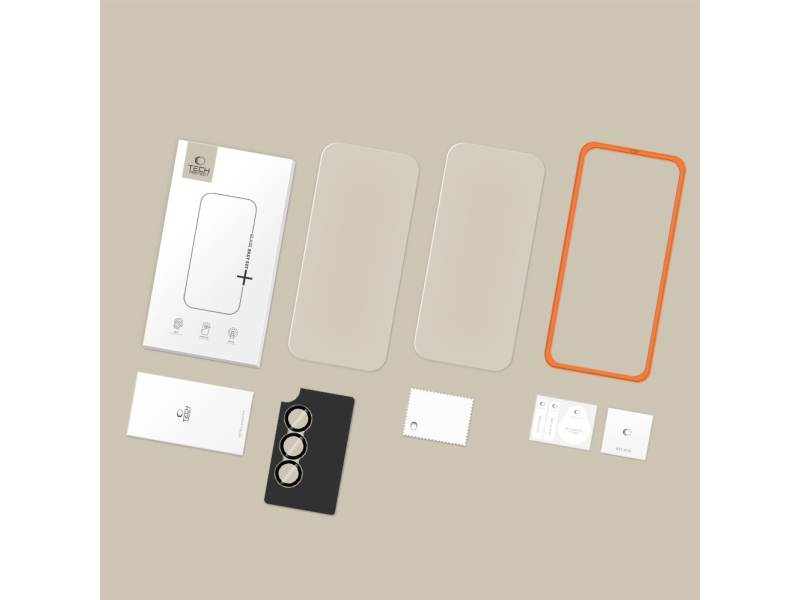 Tech-Protect Easy Set+ 3-Pak Hærdet Glas Til Samsung Galaxy A57 5G