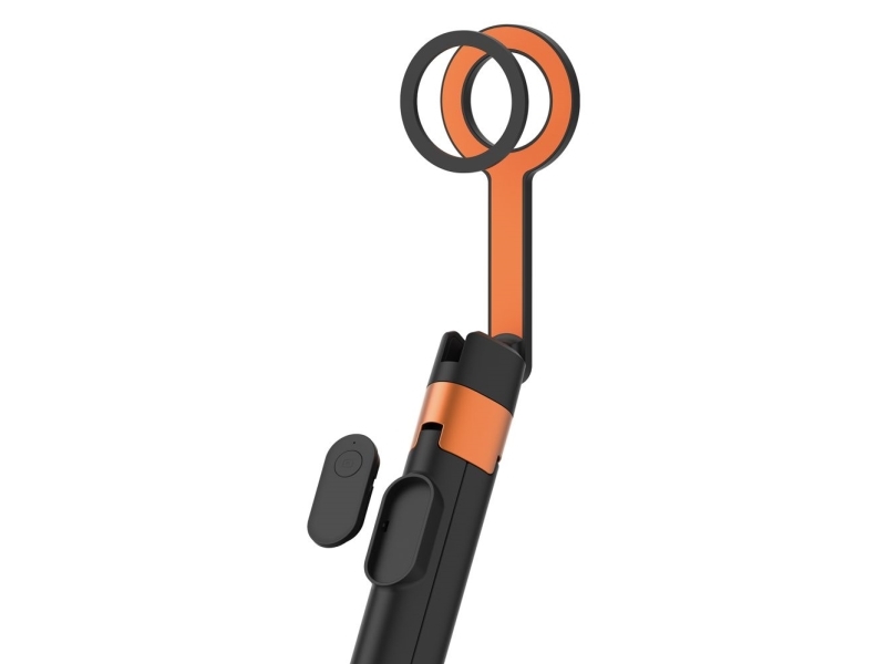 TECH-PROTECT L10S MagSafe Bluetooth selfie stick stativ 4 stk. sort/orange