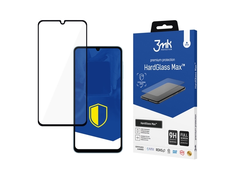 Verstärktes Full-Screen-Tempered-Glass 3Mk Hardglass Max Black Für Samsung Galaxy A06