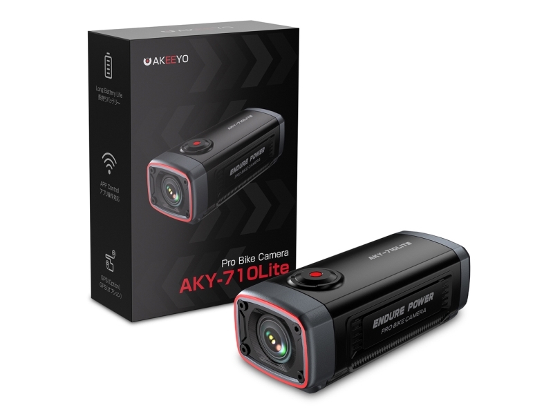 Akeeyo 710 Lite wideorecorder til styr / cykel / motorcykel - sort
