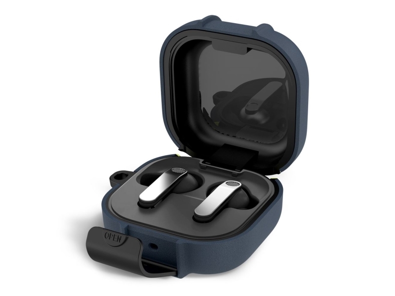 Tech-Protect Slim Hook cover til Samsung Galaxy Buds 4 / 4 Pro - navy blå