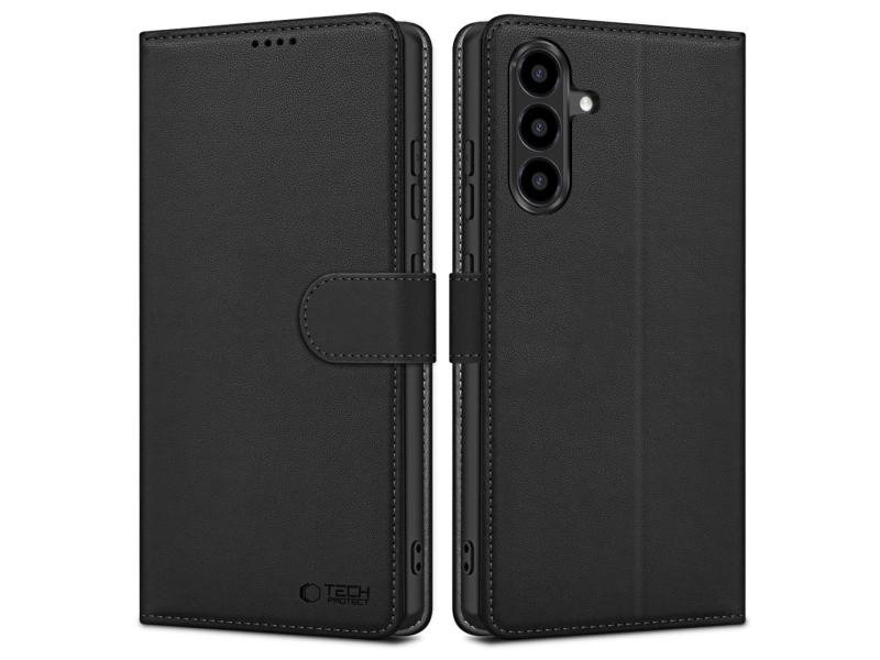 Tech-Protect Wallet Case Für Samsung Galaxy A36 / A56 / A37 5G - Schwarz