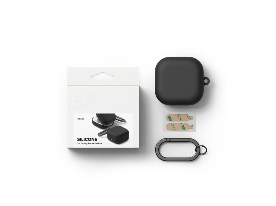 Ringke Schwarz Hülle Für Samsung Galaxy Buds4 / Buds4 Pro, - Bild 3