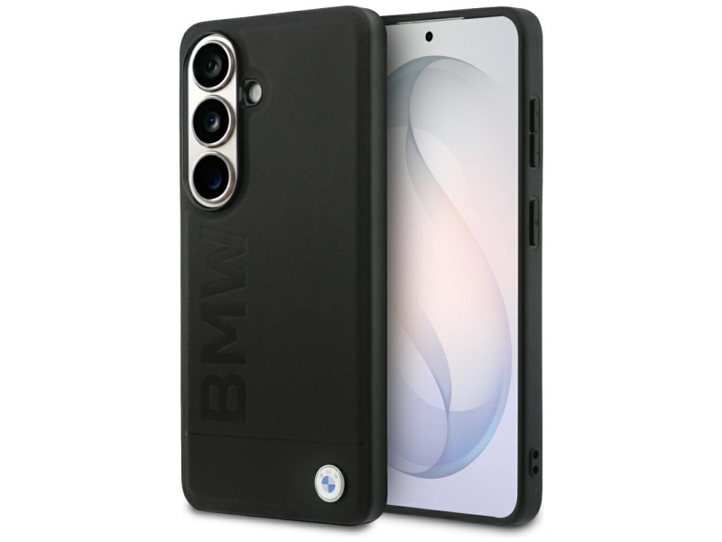 Bmw Læder Hot Stamp Magsafe Cover Til Samsung Galaxy S26 Plus – Sort