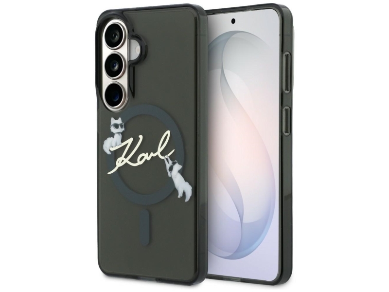 Karl Lagerfeld Iml Kc Script Magsafe Cover Til Samsung Galaxy S26 Plus - Sort
