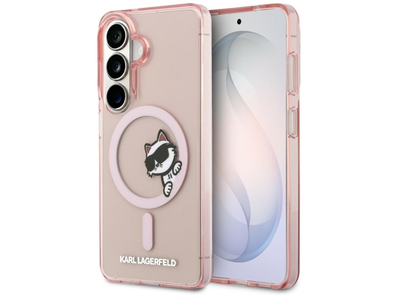 Karl Lagerfeld Iml Peekaboo Choupette Magsafe Tasche Für Samsung Galaxy S26 - Rosa