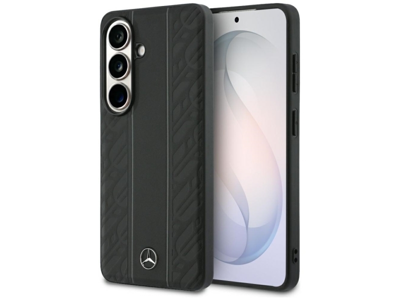 Mercedes Laurel Leaves Magsafe Cover Med Lodrette Striber Til Samsung Galaxy S26 - Sort
