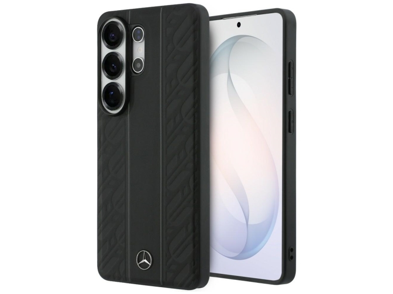 Mercedes Laurel Leaves Lodret Stribet Magsafe Cover Til Samsung Galaxy S26 Ultra - Sort