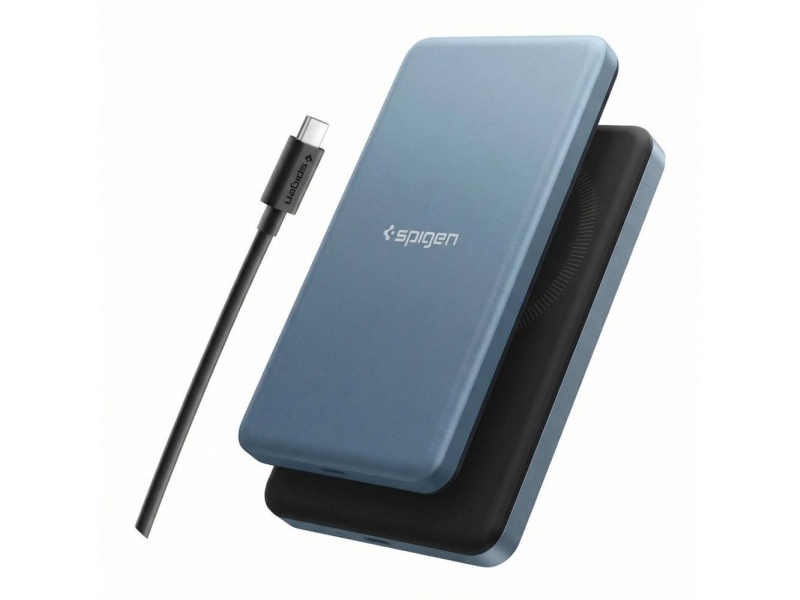 Spigen Ea2205mq Essential Magsafe Powerbank 5000 Mah 22,5 W Qi2 - Navy Blue