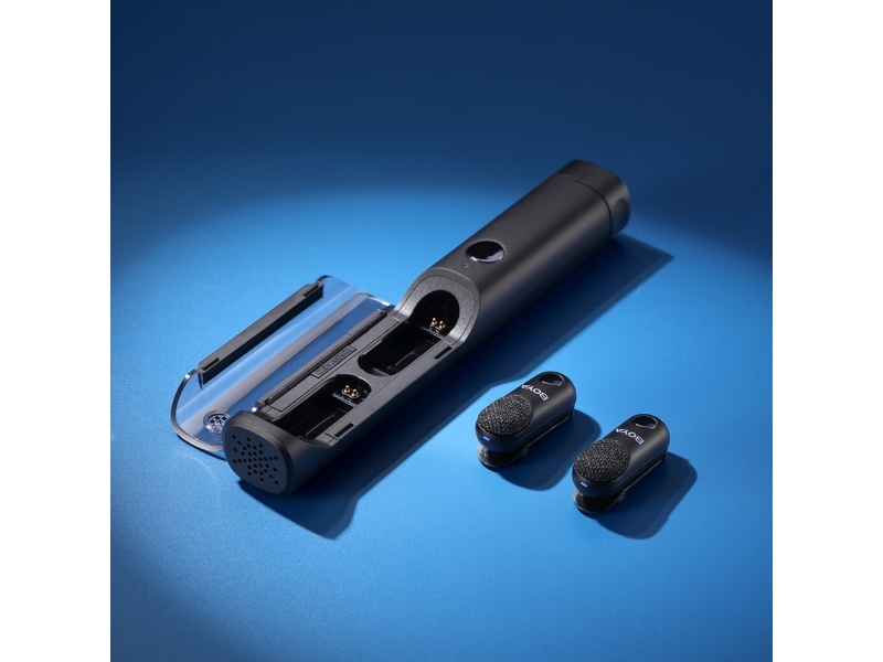 Boya trådløse hodesettmikrofon Magic-02 USB-C/Lightning/3,5 mm