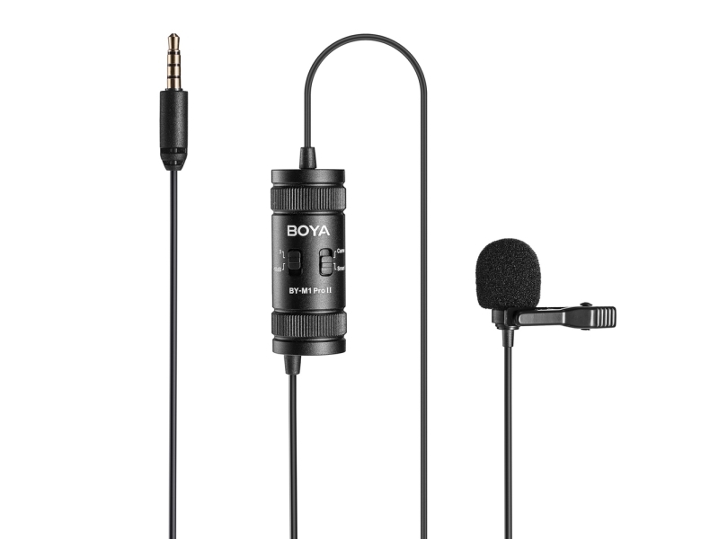 Boya By-M1 Pro Ii, Lavalier-/Aufsteckmikrofon, -32 Db, 50 - 20000 Hz, 78 Db, Omnidirektional, Kabelgebunden