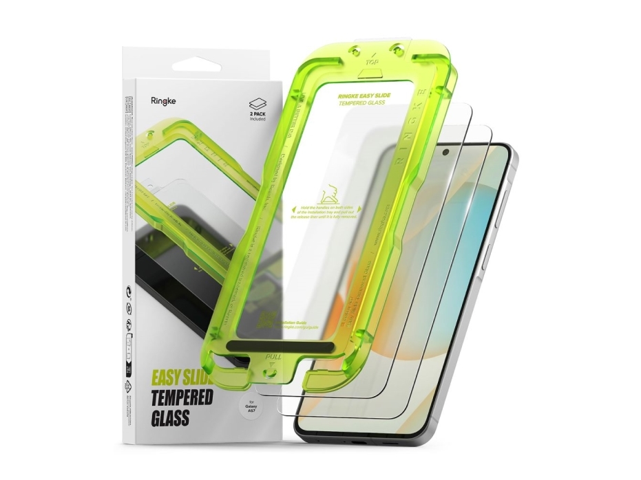 Ringke Easy Slide 2-Pack Galaxy A57 5G Clear Hardened Glass