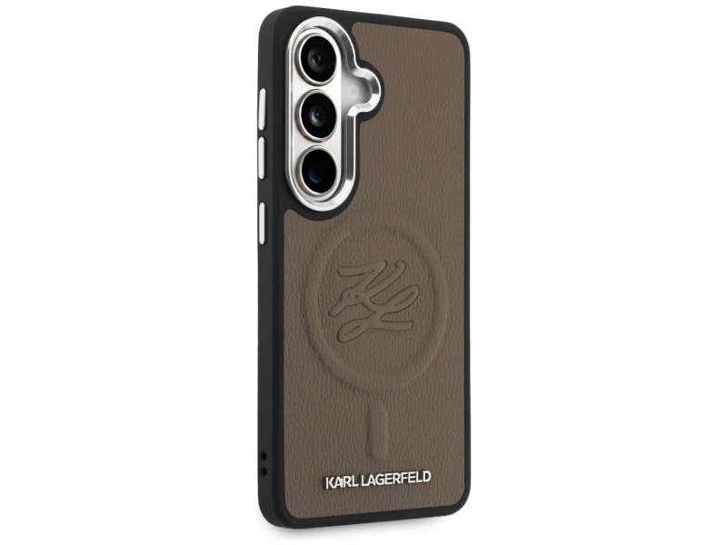 Karl Lagerfeld Præget Ringinitialer Magsafe-Cover Til Samsung Galaxy S26+ - Brun