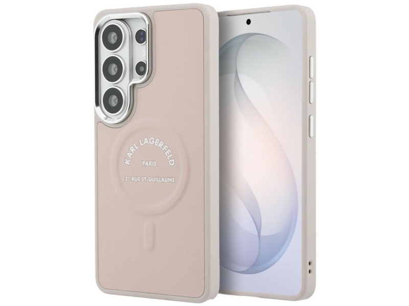 Karl Lagerfeld Geprägtes Ring Rsg Logo Magsafe Case Für Samsung Galaxy S26 Ultra - Pink