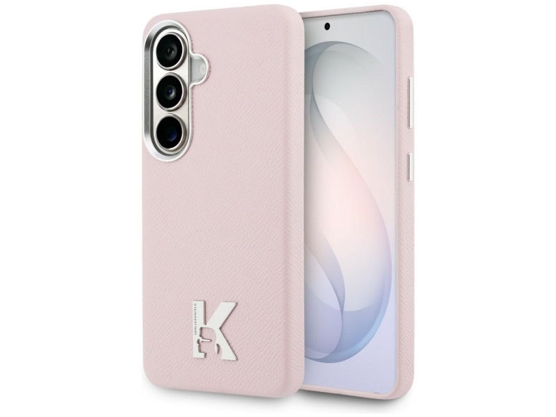 Karl Lagerfeld K Metal-Logo Magsafe Cover Til Samsung Galaxy S26 - Pink