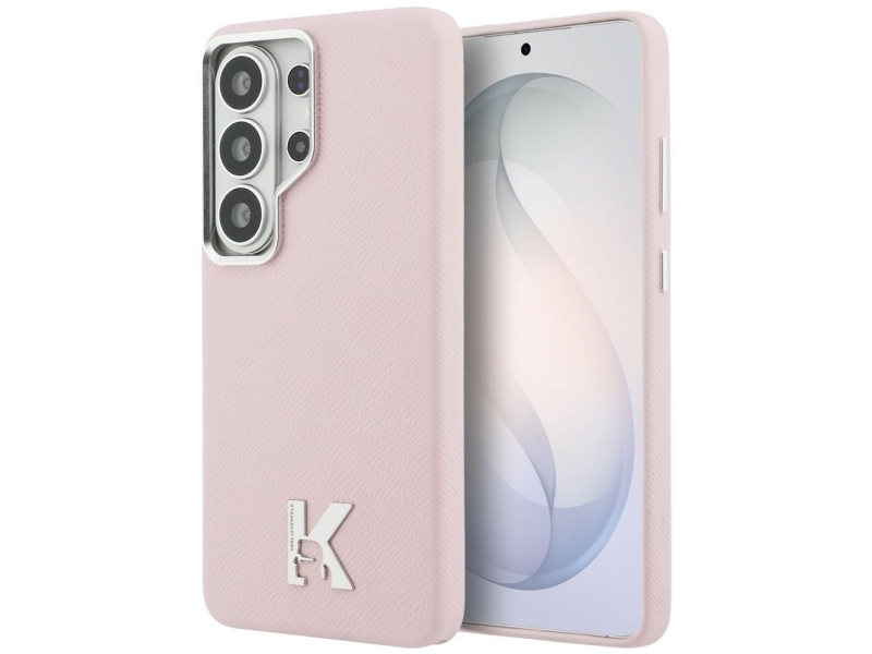 Karl Lagerfeld K Metall Logo Magsafe-Hülle Für Samsung Galaxy S26 Ultra - Rosa
