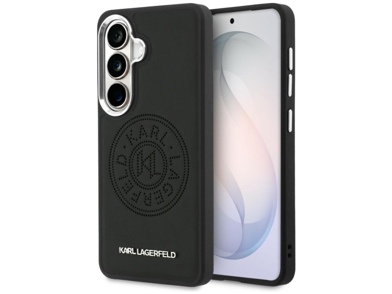 Karl Lagerfeld Perforeret Magsafe-Cover Til Samsung Galaxy S26 - Sort