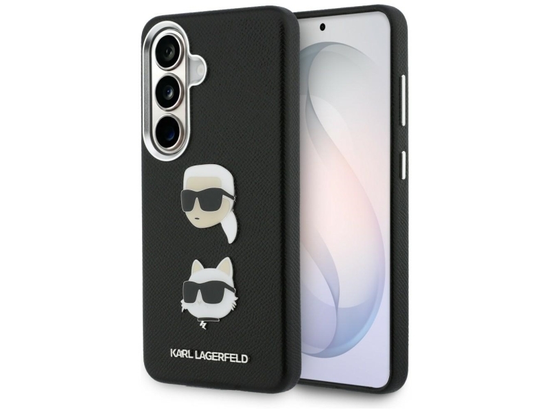 Karl Lagerfeld Saffiano Double Heads Metal-Etui Til Samsung Galaxy S26+ - Sort