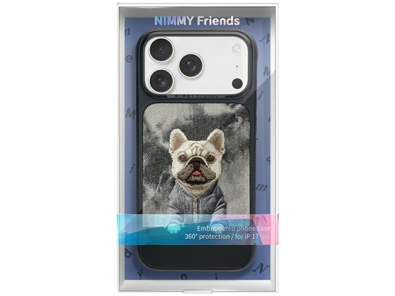 Nimmy Etui Nimmy Gentle Pets Series Dog Magsafe Til Iphone 17 Pro, Sort
