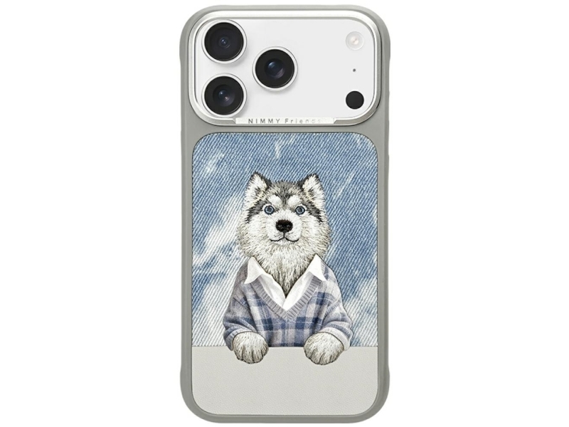 Nimmy Etui Nimmy Gentle Pets Series Dog Magsafe Til Iphone 17 Pro Max Grå