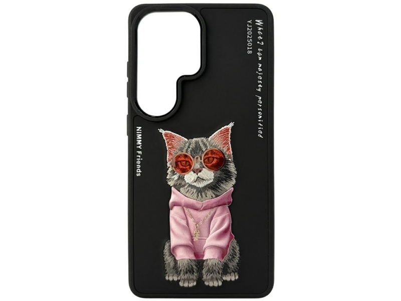 Nimmy Etui Til Nimmy Glasses Cool Cat Til Samsung Galaxy S26 Ultra, Sort