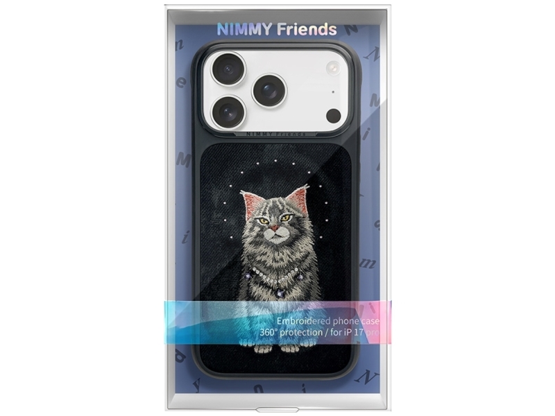 Nimmy Etui Nimmy Lucky Fashion Cat Magsafe Til Iphone 17 Pro, Sort