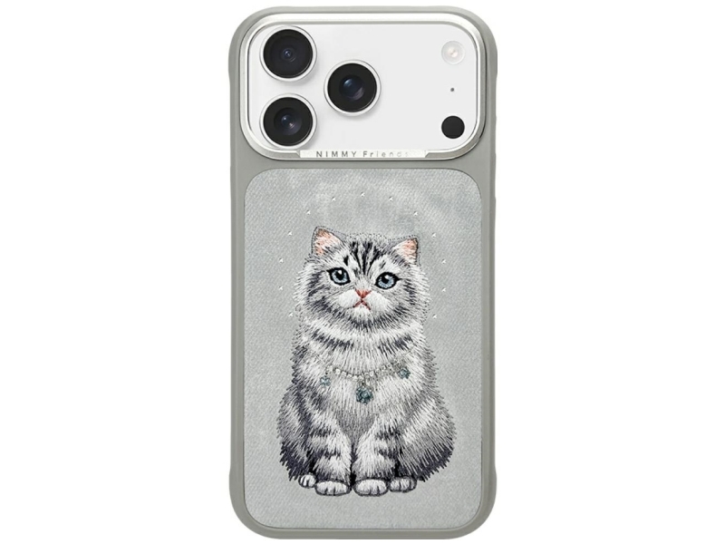 Nimmy Cover Til Iphone 17 Pro Nimmy Lucky Fashion Cat Magsafe Grå