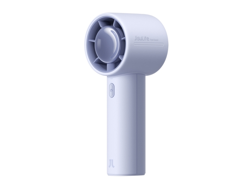 Jisulife håndholdt ventilator 10 4000mAh bærbar USB-fan - blå