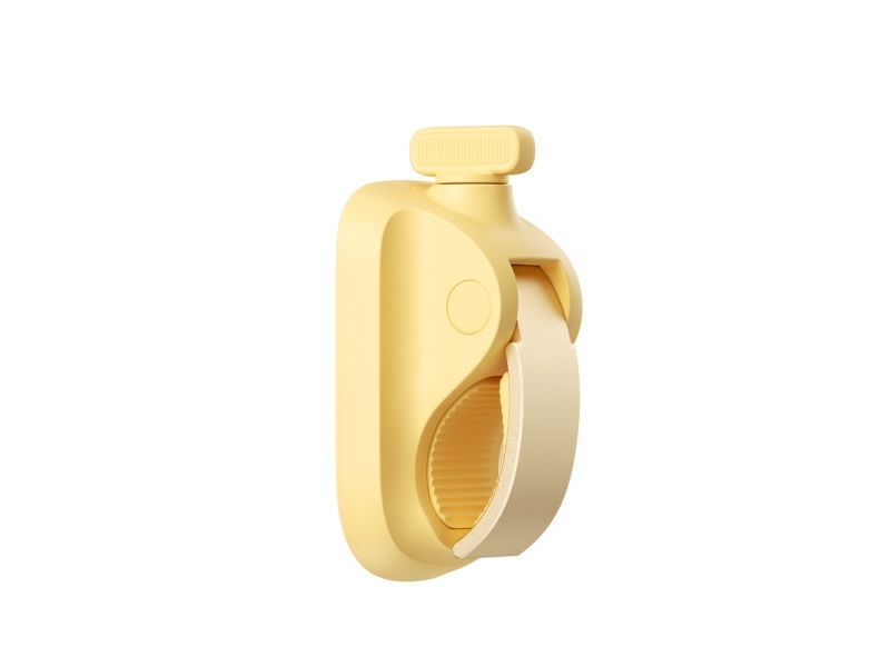 Jisulife Stroller Fan 4 5000mAh Mini Fan for Stroller with Metal Clip - Yellow Powerbank - Gul - 5000 mAh