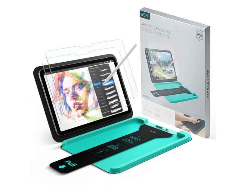 Esr Schutzfolie Esr Paper Feel Für Ipad Air 10,9” (4/5/2020-2022 / 11” 6/7/8/2024-2026) Clear
