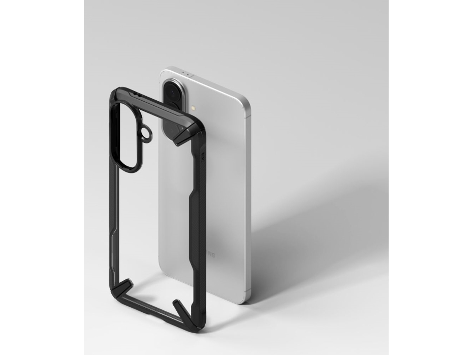 Ringke Fusion X cover til Samsung Galaxy A57 5G - klar og sort
