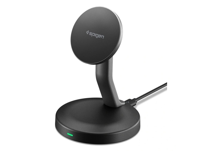 Spigen Ef151ms Essential Magsafe 15W Kabelloses Ladegerät - Schwarz