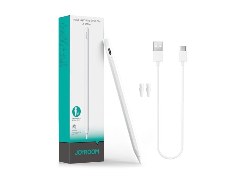 Joyroom JR-X9S Pro aktiv stylus med 2 udskiftelige spidser - hvid
