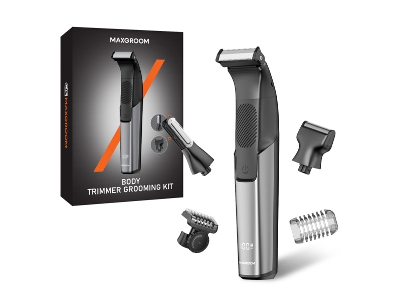 Maxgroom Jk-319 Multifunktions Trimmer Med Udskiftelige Hoveder - Sort