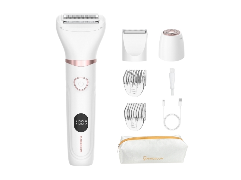 Maxgroom Jk-105 3-In-1 Trimmer Für Körper & Gesicht Für Frauen – Weiß