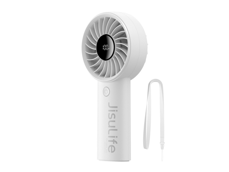Ventilator Jisulife Mini håndholdt ventilator Jisulife Life4 3600mAh USB - grå