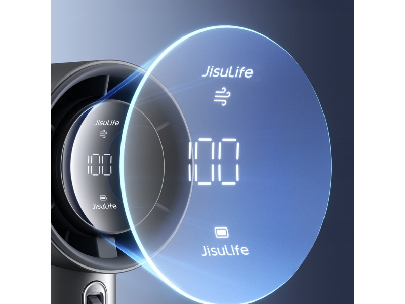 Jisulife Handheld Fan Pro1 S 5000mAh FA53PRO Mini Blower Portable USB Metal Fan - Dark Gray - 5000 mAh