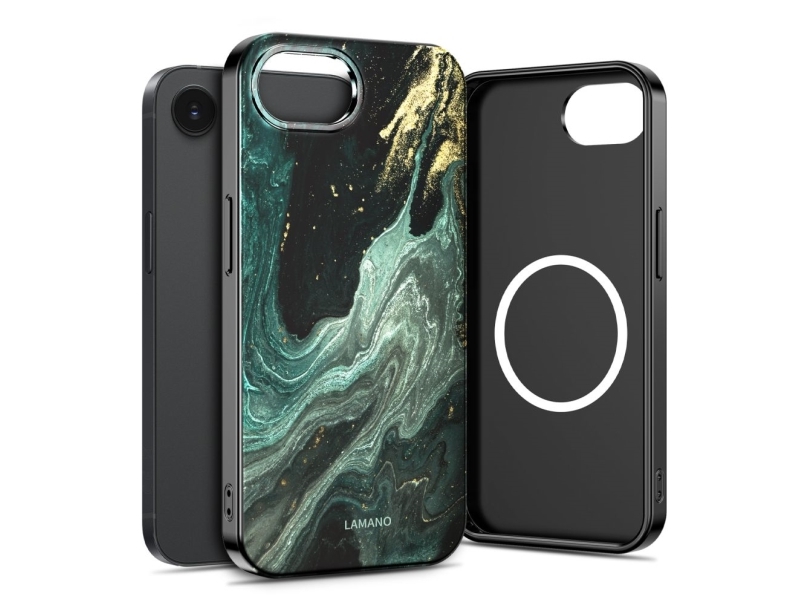 Tech-Protect Lamano Magsafe Case Für Iphone 16E / 17E - Schwarz-Grün