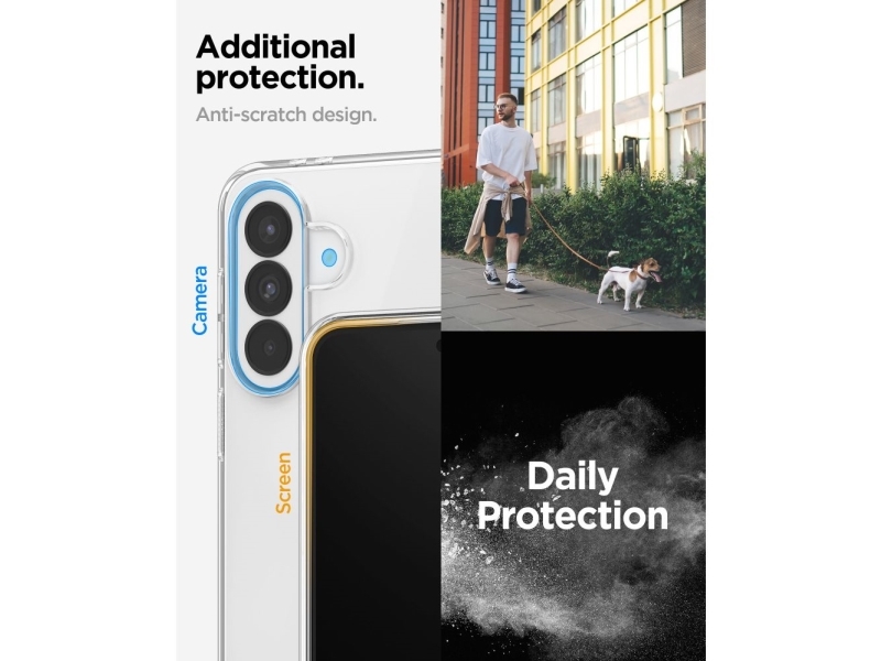 Spigen Liquid Crystal Cover Til Samsung Galaxy A37 5G - Gennemsigtig