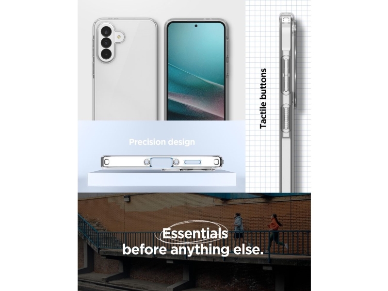 Spigen Liquid Crystal Cover Til Samsung Galaxy A37 5G - Gennemsigtig