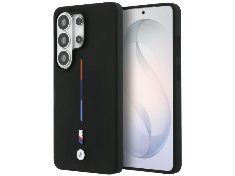 Bmw M Silikon Trikolore Magsafe-Etui Til Samsung Galaxy S26 Ultra - Sort