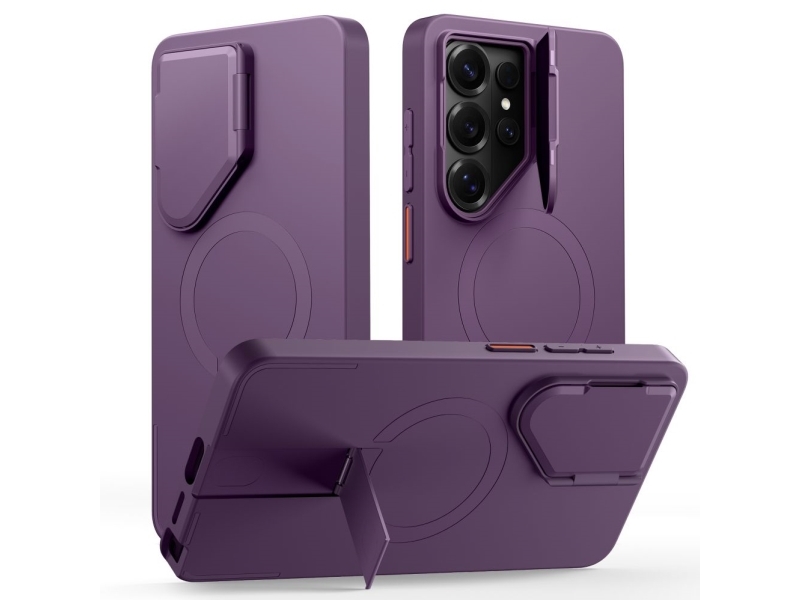 Tech-Protect Kevlar Aura MagSafe Case for Samsung Galaxy S26 Ultra - Purple