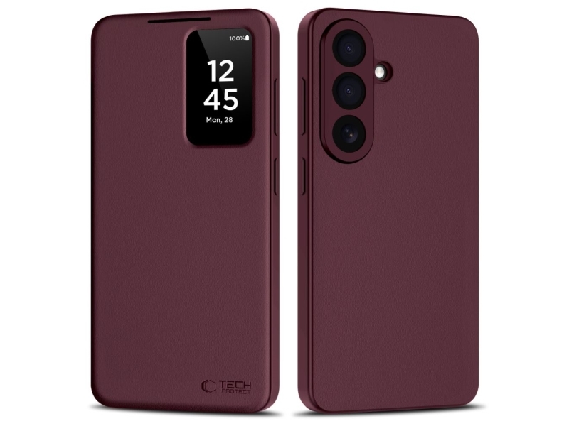 Tech-Protect Smart-Wallet-Case Für Samsung Galaxy A57 5G - Bordeaux