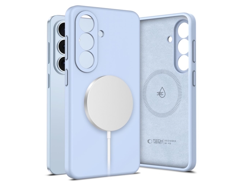 Tech-Protect Silikon Magsafe Case Für Samsung Galaxy S26 - Blau