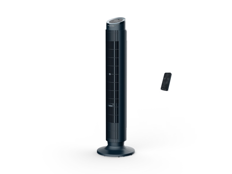 Rowenta Eole Silence Force VU7050, Pelarfläkt för hushållsbruk, Mörkblå, Golv, 20 dB, 2440 m³/h, 90° | Ventilation & Klimat - Ventilation - Tornfläkt | GameStuff